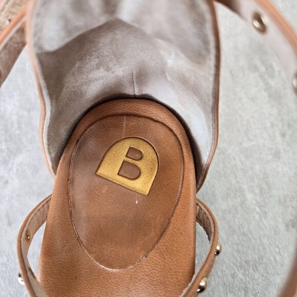 Bared Footwear Flats 6-6.5 Black Leather Studded Pointed Toe Strappy Ballet Shoe - Picture 11 of 13